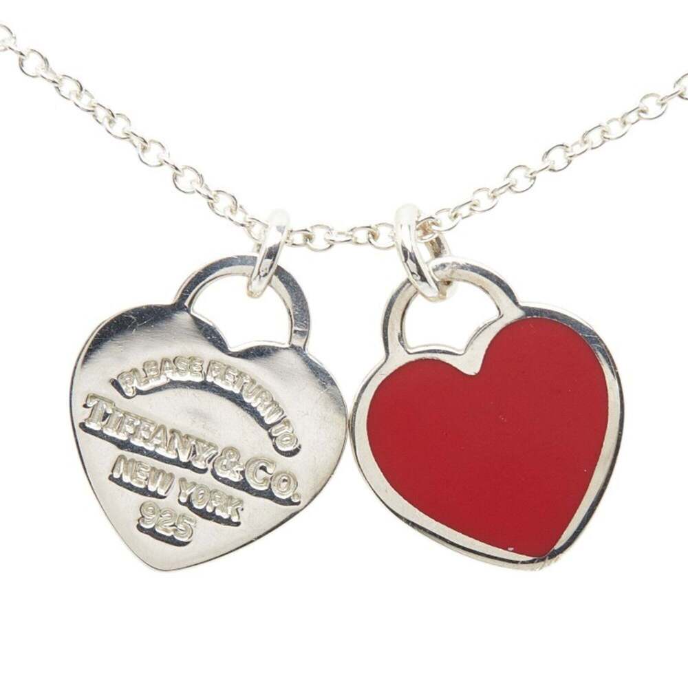 TIFFANY Silver Heart Necklace - Picture 3 of 8